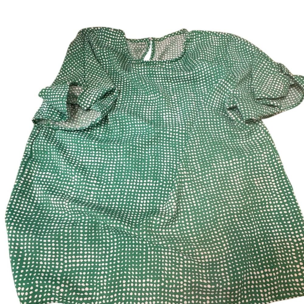 Kelly Green Blouse Dressy or casual